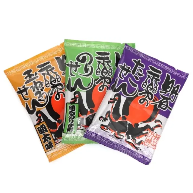 あかしたこせん・のりせん・玉ねぎ明太せん 3袋入 3種詰合せ