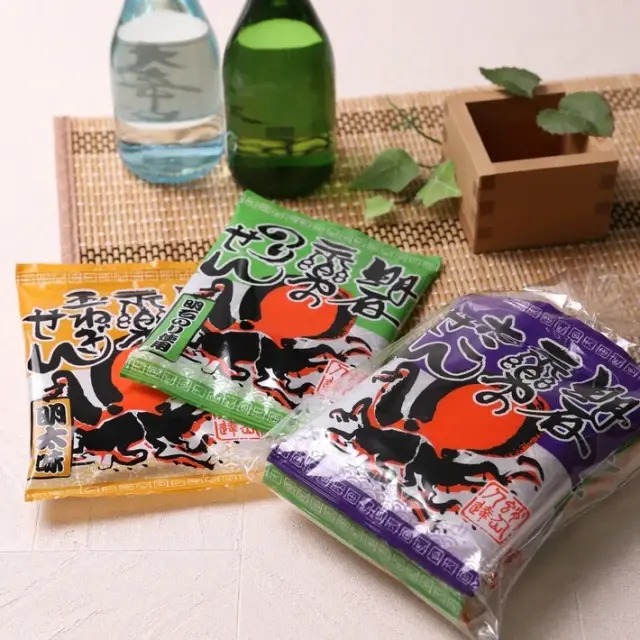 あかしたこせん・のりせん・玉ねぎ明太せん 3袋入 3種詰合せ
