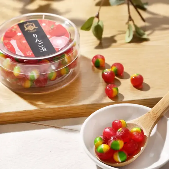 シーブランド神戸 りんご玉 ９０g キャンディ 飴 《のし・ラッピング対応》ギフト プレゼント 詰合せ かわいい おしゃれ 和菓子