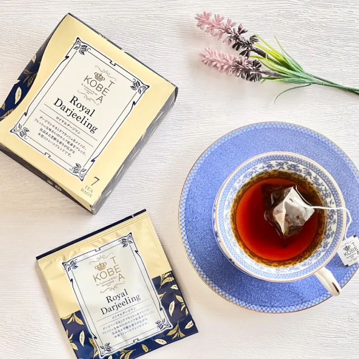 More Cup of Tea ロイヤルダージリン ７P 神戸土産 紅茶 ティーバッグ 賞味期限 常温 人気 通販 おいしい おしゃれ 可愛い プレゼント 贈答品