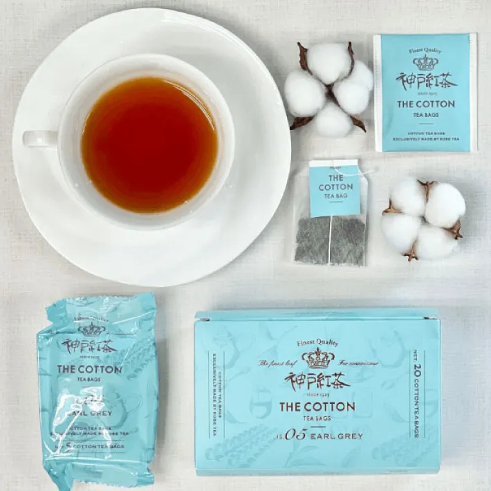 神戸紅茶 THE COTTON  NO.５ アールグレイ ２０P 神戸土産 紅茶 ティーバッグ 賞味期限 常温 人気 通販 おいしい おしゃれ 可愛い プレゼント 贈答品