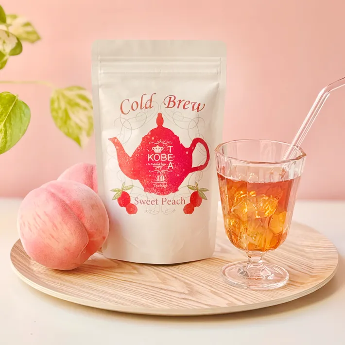 神戸紅茶 Cold Brew Tea スウィートピーチ 10ティーバッグス