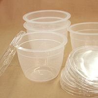 耐熱プリンカップ　フタ付20個セット　150ｃｃ