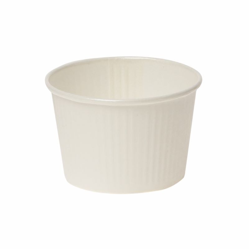 プリーツカップ 43F 白 100入 焼成カップ マフィン デリ 内面PET