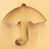 ステンクッキー抜き型　オープンアンブレラ