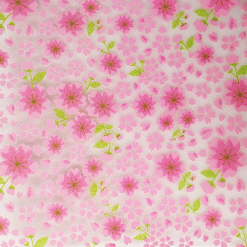 転写シート　桜　2枚入 バレンタイン チョコレート ボンボンショコラ
