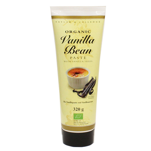 テイラー＆カレッジ　オーガニックバニラビーンズペースト　チューブタイプ　320g