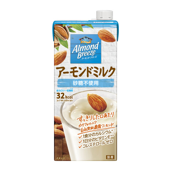 アーモンド・ブリーズ 砂糖不使用 1000ml / アーモンドミルク ポッカ ビタミンＥ