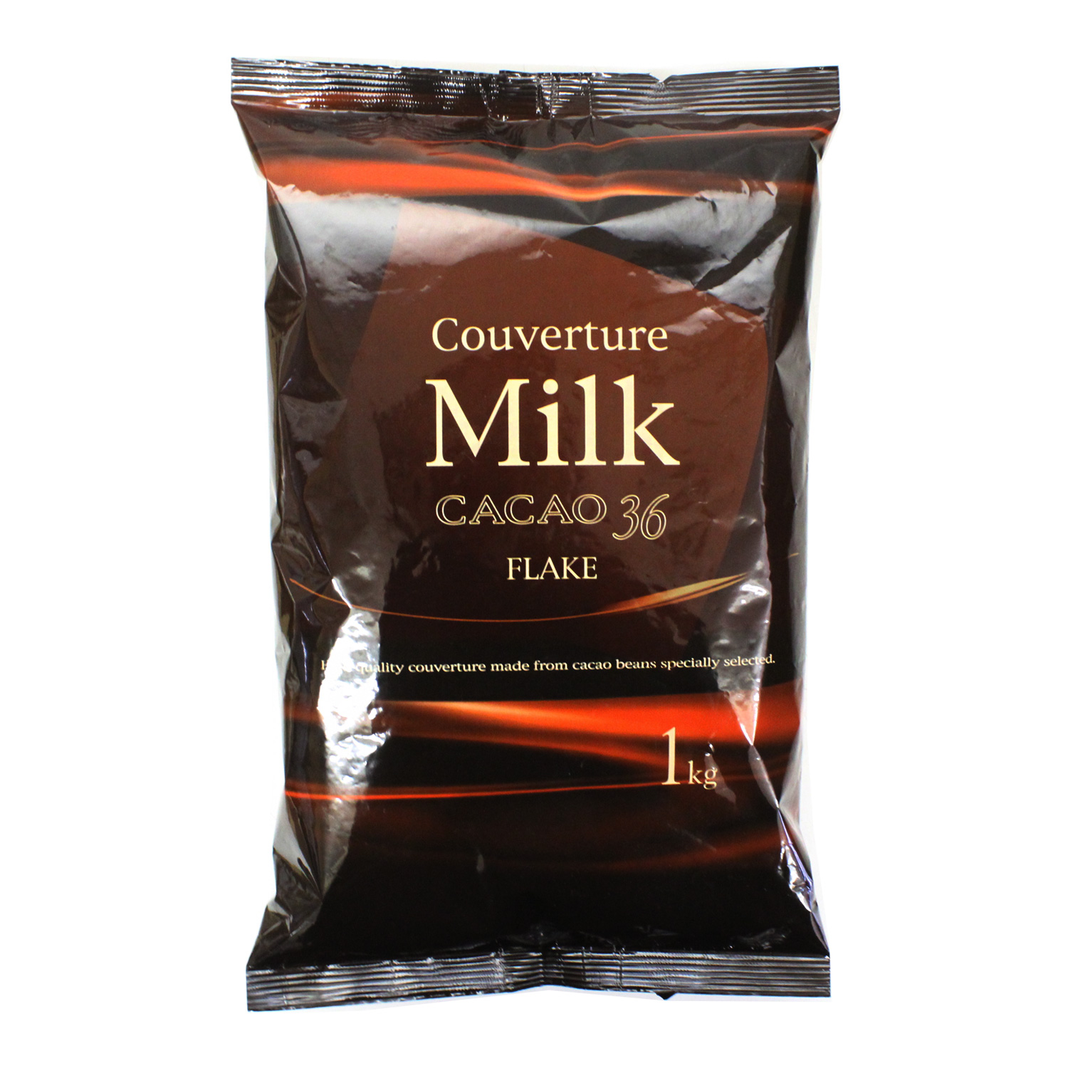 不二製油 クーベルチュールミルクフレーク 36％ 1kg  / ファウンテン フォンデュ チョコレート