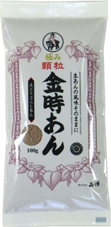 山清 顆粒金時あん 100g / あんこ 羊かん 粉末小豆 和菓子 餡 あんこ 製菓材料 パン材料