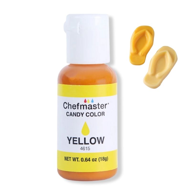 チョコレート色素 イエロー 18g chefmaster / メール便対応 アイシングクッキー バタークリーム ロールフォンダン
