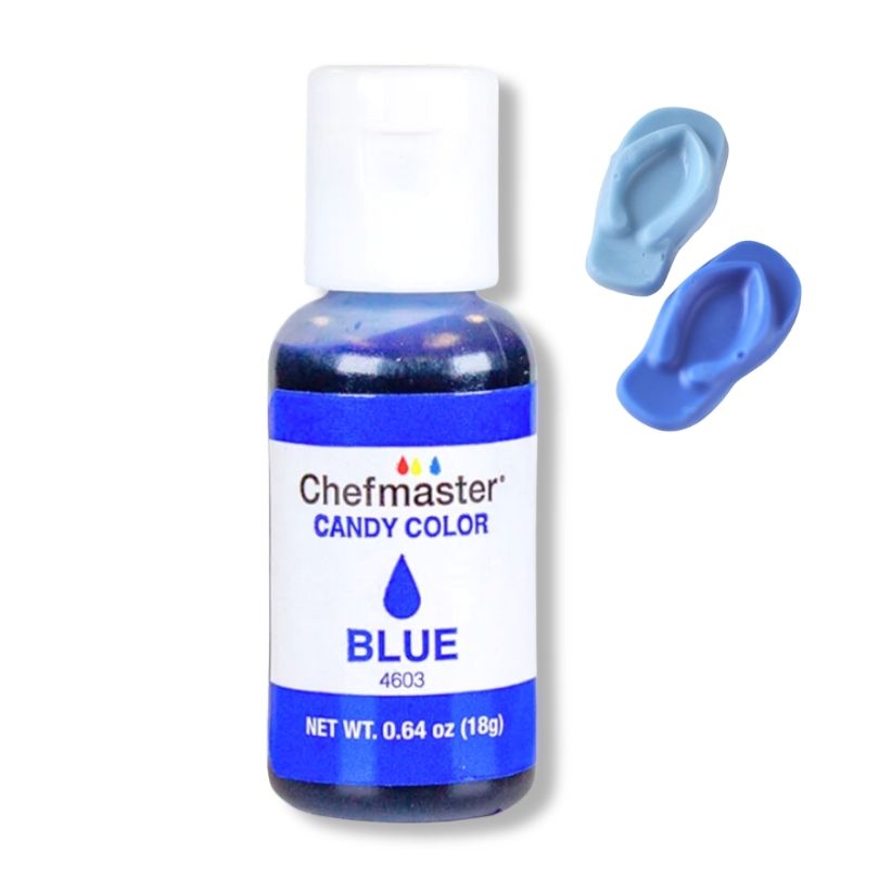 チョコレート色素 ブルー 18g chefmaster / メール便対応 アイシングクッキー バタークリーム ロールフォンダン
