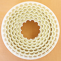 PP ダブルパテ抜セット 菊・丸抜型セット 7pcs