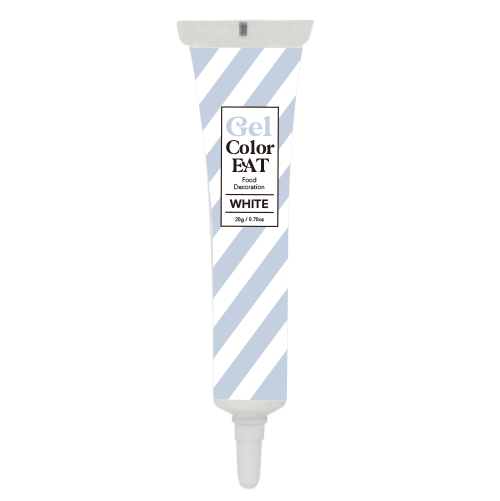 Gel Color EAT WHITE (ジェルカラーイート ホワイト) 20g / メール便対応 アイシングクッキー バタークリーム ロールフォンダン