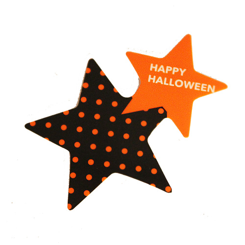 ハロウィンピック スター １枚　【メール便可】
