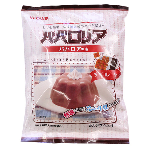 かんてんぱぱ ババロリア（チョコレート）375g (5袋入)