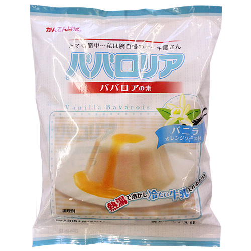 かんてんぱぱ ババロリア（バニラ）500g (5袋入) オレンジソース付き