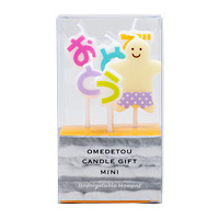 おめでとうキャンドルギフトミニ　1個