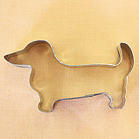 ステンクッキー抜き型　ダックスフンド
