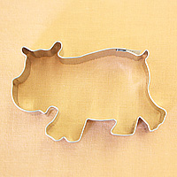 ステンクッキー抜き型　カバ