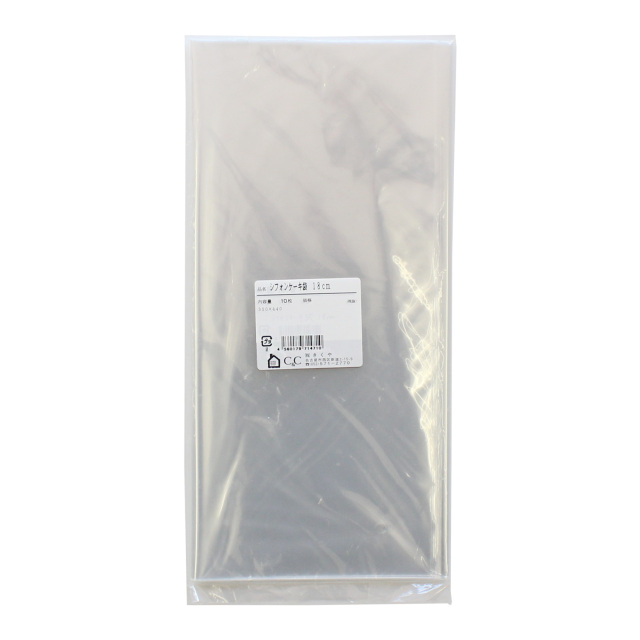 シフォンケーキ袋 18cm用（31×44） 10枚入 / マチなし