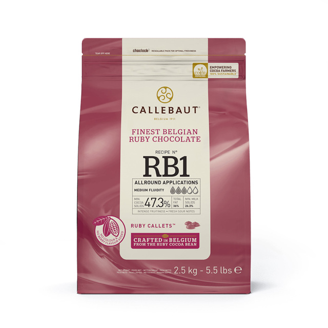 カレボー ルビーチョコレート 2.5kg カカオ32.5％