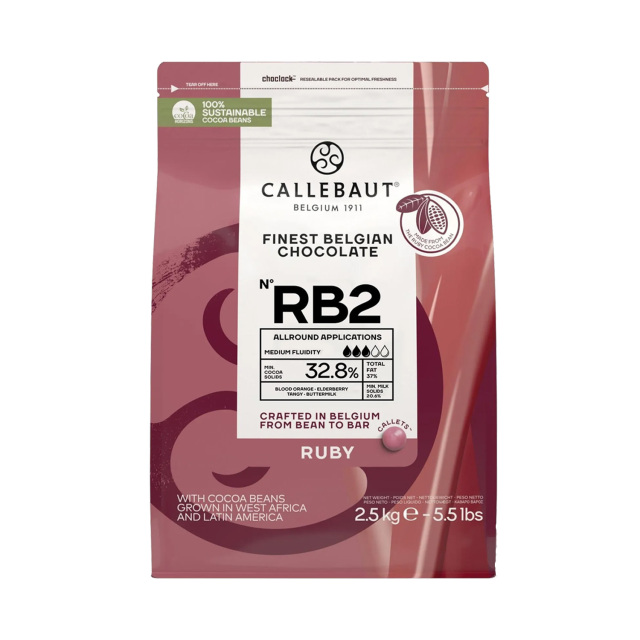 カレボー ルビーチョコレート RB2 2.5kg カカオ32.5％
