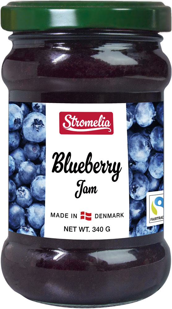 ストロメリア ブルーベリージャム 340g / 無着色 ベリー 製菓材料 パン材料