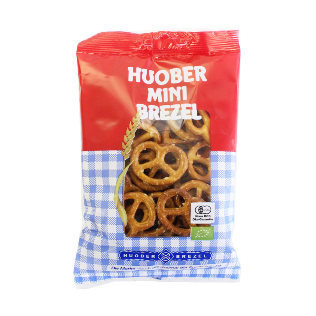 フーバープレッツェル オーガニックミニプレッツェル 40g トッピング お菓子 塩 ドイツ菓子 ドイツ
