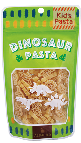 アルボ・ゴルド キッズパスタ ディノザウルス 70g / スパゲッティ イタリア料理 乾麺 マカロニ