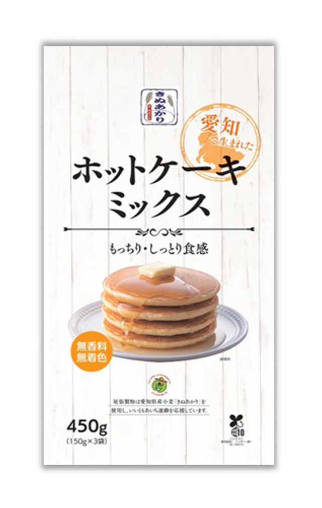 愛知で生まれたホットケーキミックス  450g(150g×3袋)  尾張製粉 パンケーキ