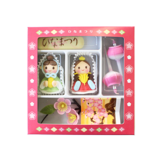 32500 雛デコレーションセットA  / メレンゲ ひなまつり おひなさま