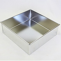 富澤商店　ステン角デコ缶　15cm　10個セット ブリキ角デコ缶 12cm / 1個 | お菓子・パン作りの型,お菓子作り