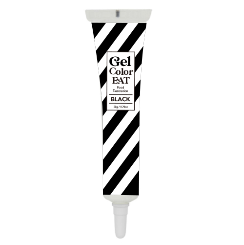 Gel Color EAT BLACK (ジェルカラーイート ブラック) 20g / メール便対応 アイシングクッキー バタークリーム ロールフォンダン