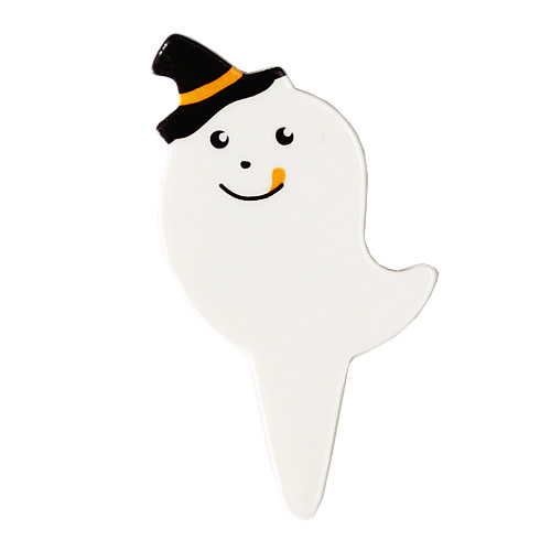 ハロウィン ミニケーキピック ミニゴースト １枚　【メール便可】
