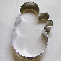 クッキー抜き型　雪だるまマフラー