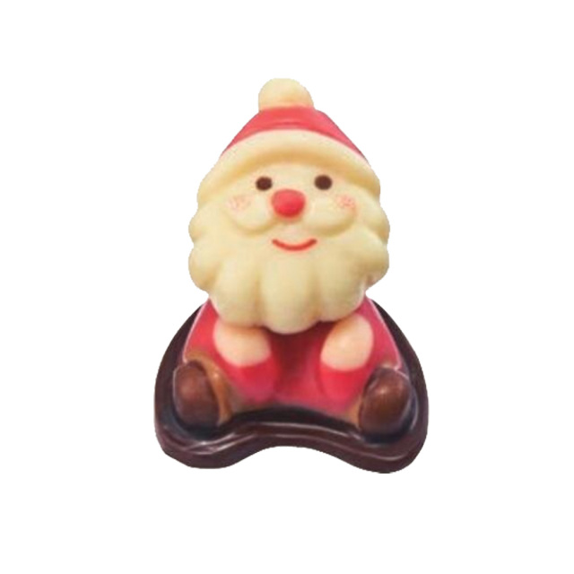 2352 ショコラッテローリーサンタ 1個 / クリスマス チョコレート オーナメント 製菓材料