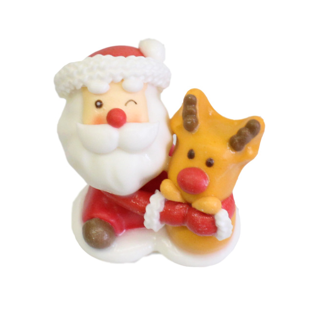 11868 プレジャーサンタ 1個 / クリスマス メレンゲ オーナメント