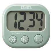 TANITA TD-429 抗菌でか見えタイマー100分計 セージグリーン / 調理器具 製菓器具