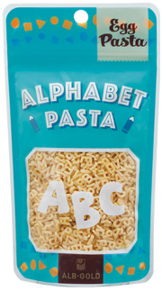 アルボ・ゴルド キッズパスタ アルファベット 70g / スパゲッティ イタリア料理 乾麺 マカロニ