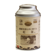 ひしわ 農薬を使わずに育てた紅茶 缶タイプ 100g