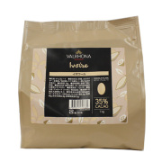 【バローナ】フェーブ イボワール 35％ 1kg ホワイトチョコレート