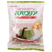 かんてんぱぱ ババロリア（抹茶）575g (5袋入) 小豆ソース付き