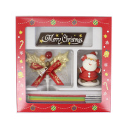【20%OFF♪】3565 Xマスデコレーションセット T 1セット / クリスマス メレンゲ ヒイラギ ローソク チョコレート オーナメント 製菓材料