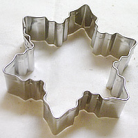 クッキー抜き型　雪の結晶
