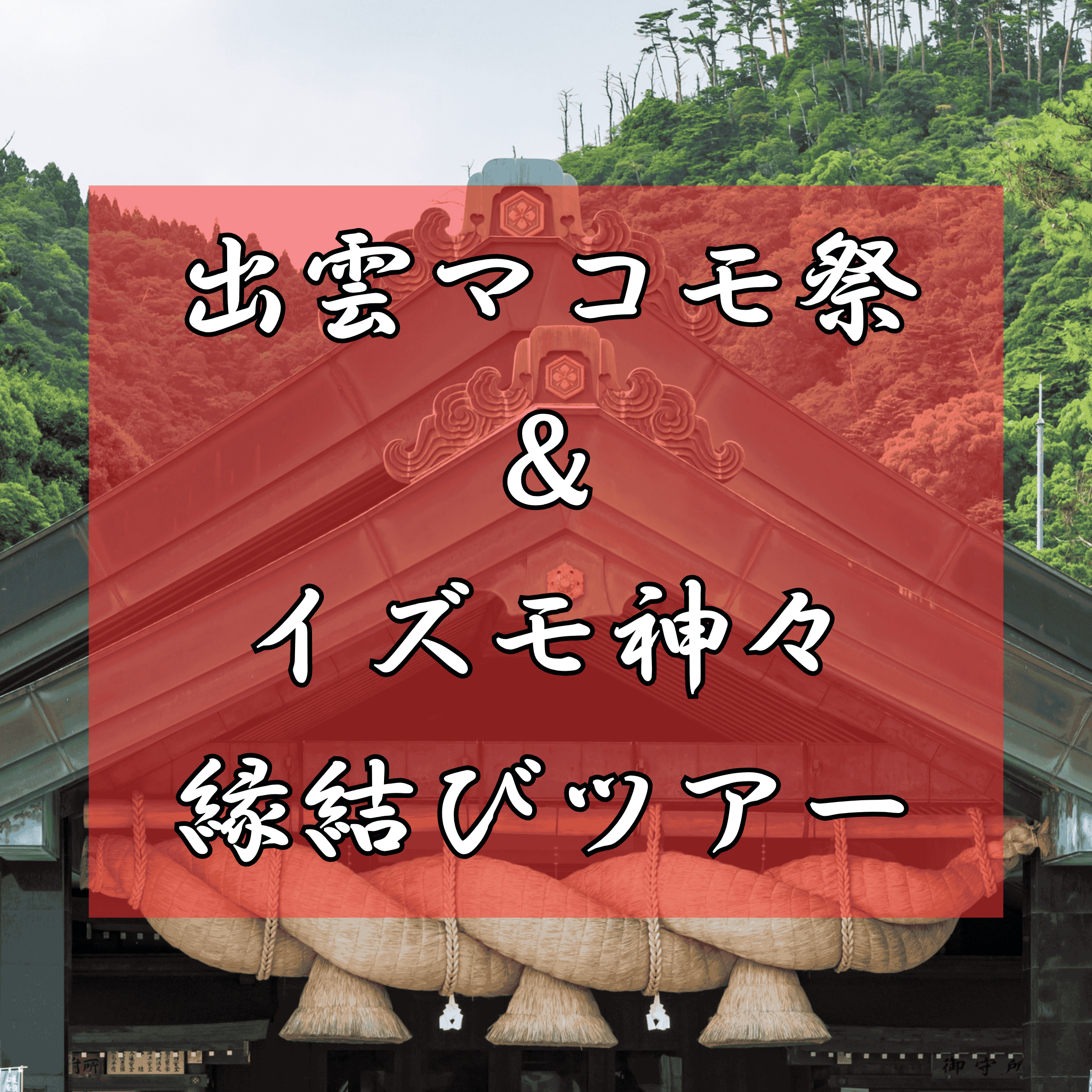 【出雲マコモ祭&イズモ神々縁結びツアー】