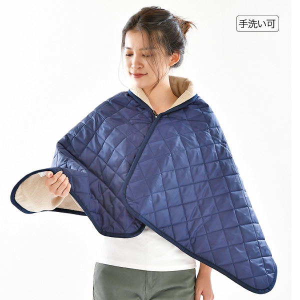 オーラ蓄熱マルチキルト 裏フリース