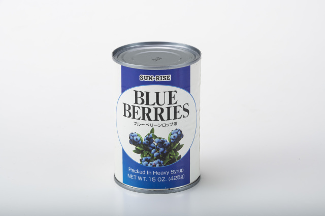 ブルーベリーシロップ漬け４号缶　４２５ｇ（固形量２１０ｇ）