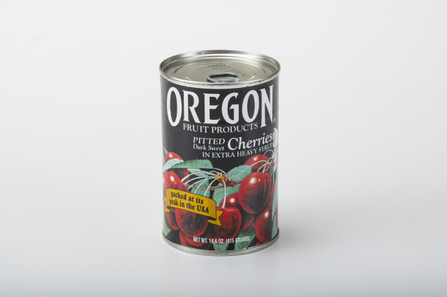 オレゴン・ダークスイートチェリー ４号缶　４１５ｇ（固形量２１２ｇ）