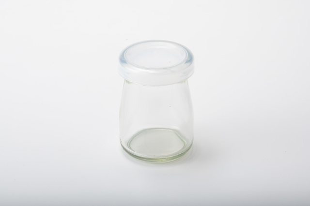 〈ガラス瓶〉プリン90(ポリ蓋付）